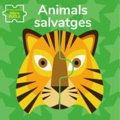 Portada de ANIMALS SALVATGES. EL MEU PRIMER LLIBRE PUZLE (VVKIDS)