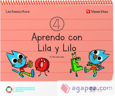 APRENDO CON LILA Y LILO CUADERNO 4