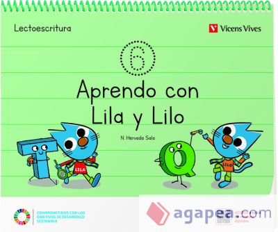 APRENDO CON LILA Y LILO CUADERNO 6