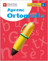 Portada de Aprenc Ortografia 6 Comunitat Valenciana. Llengua I Litera