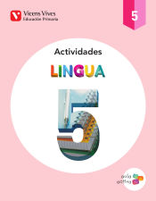 Portada de Caderno de actividades, Lingua, 5 Primaria