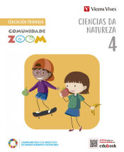 Portada de Ciencias da Natureza 4. Galicia (Comunidade Zoom)