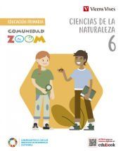 Portada de Ciencias de La Naturaleza 6. Comunidad de Madrid. (Comunidad Zoom)