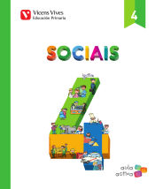 Portada de Ciencias sociais, 4 Primaria