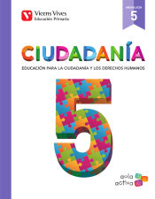 Portada de Ciudadanía 5, Educación para la Ciudadanía y los Derechos Humanos, 5º Primaria