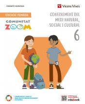 Portada de Coneixement del Medi Natural Social i Cultural 6 Comunitat Valenciana (Comunitat Zoom)