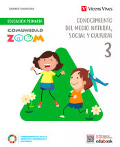 Portada de Conocimiento del Medio Natural Social y Cultural 3. Comunitat Valenciana (Comunidad Zoom)