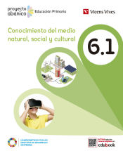 Portada de Conocimiento del Medio Natural Social y Cultural 6. (6.1-6.2-6.3) and proyecto abanico