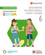 Portada de Conocimiento del Medio Natural Social y Cultural 6 (Comunidad Zoom)