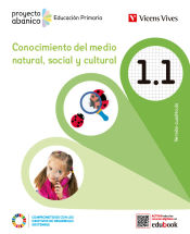 Portada de Conocimiento del medio natural social y cultural 1Primaria. Cuadrícula trimestralizado + Actividades de bienvenida