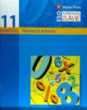 Portada de Cuaderno Clave C-11 Numeros Enteros. Matematicas