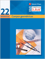 Portada de Cuaderno Clave C-22 Cuerpos Geometricos. Matematicas