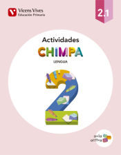 Portada de Cuaderno de actividades, Chimpa, 2º Primaria. Lengua castellana