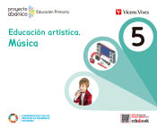 Portada de EDUCACION ARTISTICA MUSICA 5 (PROYECTO ABANICO)