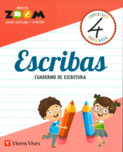 Portada de ESCRIBAS 4 CUADERNO DE ESCRITURA (ZOOM)