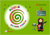 Portada de Espiral Magica. Musica 5-6 Años. Tercer Curso