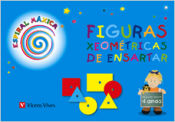 Portada de Espiral Maxica 4-5 Anos. Figuras Xeometricas De Ensartar