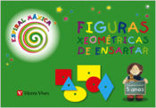 Portada de Espiral Maxica 5-6 Anos. Figuras Xeometricas De Ensartar