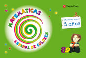 Portada de Espiral de colores. Matemáticas 5 años