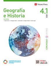 Portada de GEOGRAFIA E HISTORIA 4 (4.1-4.2) HH (CER)