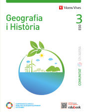 Portada de GEOGRAFIA I HISTORIA 3 (COMUNITAT EN XARXA)