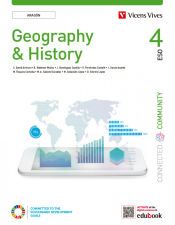 Portada de GEOGRAPHY & HISTORY 4 ARAGON (CONNECTED COMMUNITY)