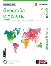 Portada de Geografía e Historia 1 (1.1-1.2+Separatas) Comunidad de Madrid (Comunidad en Red)