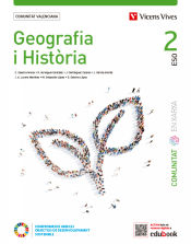 Portada de Geografia i Història 2 Comunitat Valenciana (Comunitat en Xarxa)