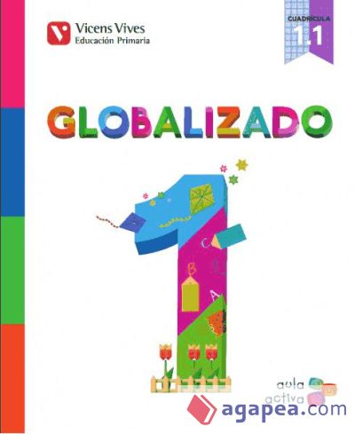 Globalizado, 1º Primaria, Libro 1 : cuadrícula
