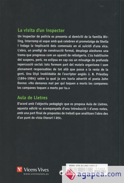 LA VISITA D'UN INSPECTOR N/E (AULA LLETRES)