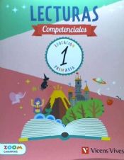 Portada de LECTURAS COMPETENCIALES 1 CANARIAS (ZOOM)