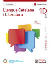 Portada de LLENGUA CATALANA I LITERATURA 1 Q DIV IB BL (CEX)