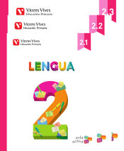 Portada de Lengua, 2º Primaria, Libro 1, 2 y 3