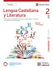 Portada de Lengua Castellana y Literatura 2. (Comunidad en Red). Edición por bloques. Cataluña