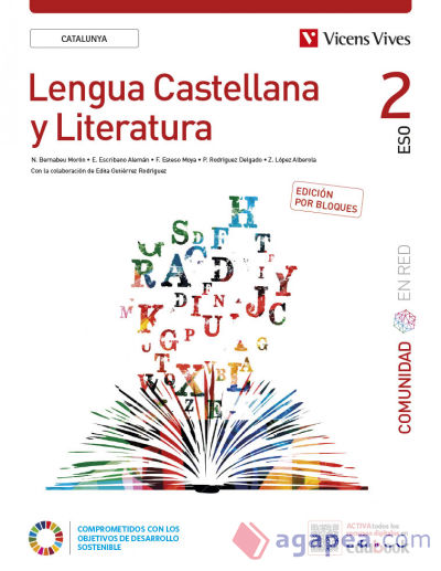 Lengua Castellana y Literatura 2. (Comunidad en Red). Edición por bloques. Cataluña