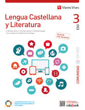 Portada de Lengua Castellana y Literatura 3 Catalunya. (Comunidad en Red). Edición por bloques