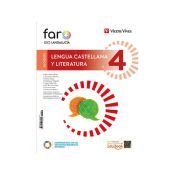 Portada de Lengua Castellana y Literatura 4+Separata Ortograf&iacute;a 4. Edici&oacute;n bloques. Andaluc&iacute;a (Faro)