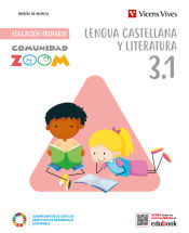 Portada de Lengua Castellana y literatura 3º Primaria. Murcia, Comunidad Zoom