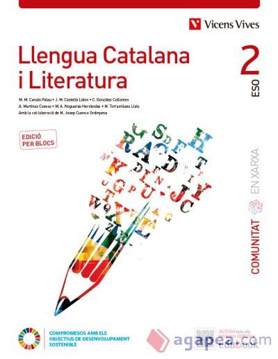 Llengua Catalana i Literatura 2 Catalunya. (Comunitat en Xarxa). Edici&oacute; per blocs