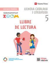 Portada de Llengua Catalana i Literatura 5. Llibre de lectura. (Comunitat Zoom)