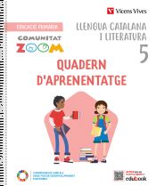 Portada de Llengua Catalana i Literatura 5. Quadern d'aprenentatge (Communitat Zoom)