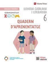 Portada de Llengua Catalana i Literatura 6. Quadern d'aprenentatge (Communitat Zoom)