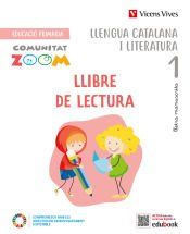 Portada de Llengua catalana i literatura 1. Llibre de lectura manuscrita (Comunitat. Zoom)