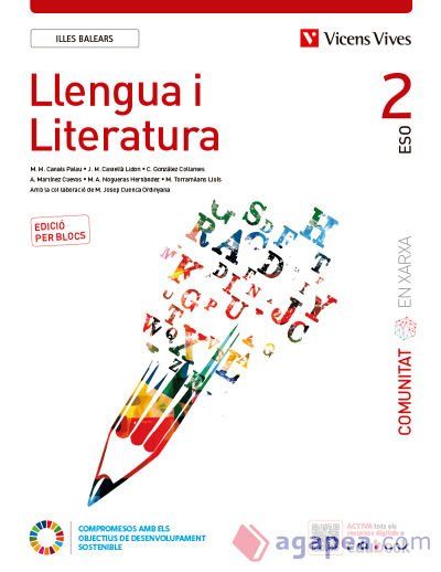 Llengua i Literatura 2 Illes Balears (Comunitat en Xarxa). Edici&oacute; per blocs