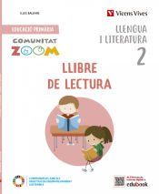 Portada de Llengua i Literatura 2. Llibre de lectura. Illes Balears (Comunitat Zoom)