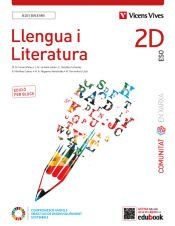 Portada de Llengua i Literatura 2D. Diversitat. Illes Balears (Comunitat en Xarxa). Edici&oacute; per blocs