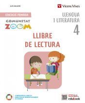 Portada de Llengua i Literatura 4. Llibre de lectura. Illes Balears (Comunitat Zoom)