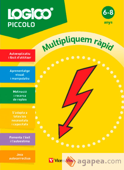 Logico Piccolo. Multipliquem ràpid (6-8 anys) 16 fitxes