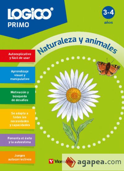 Logico Primo. Naturaleza y animales (3-4 a&ntilde;os) 16 fichas