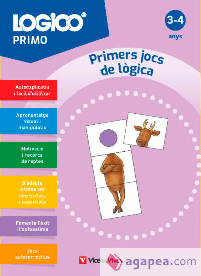 Logico Primo. Primers jocs de lògica (3-4 anys) 16 fitxes